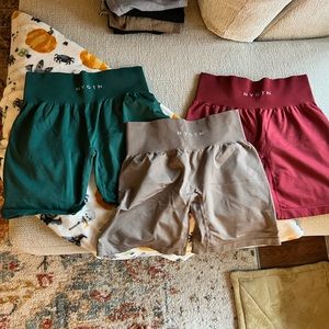 NVGTN Solid Seamless Shorts